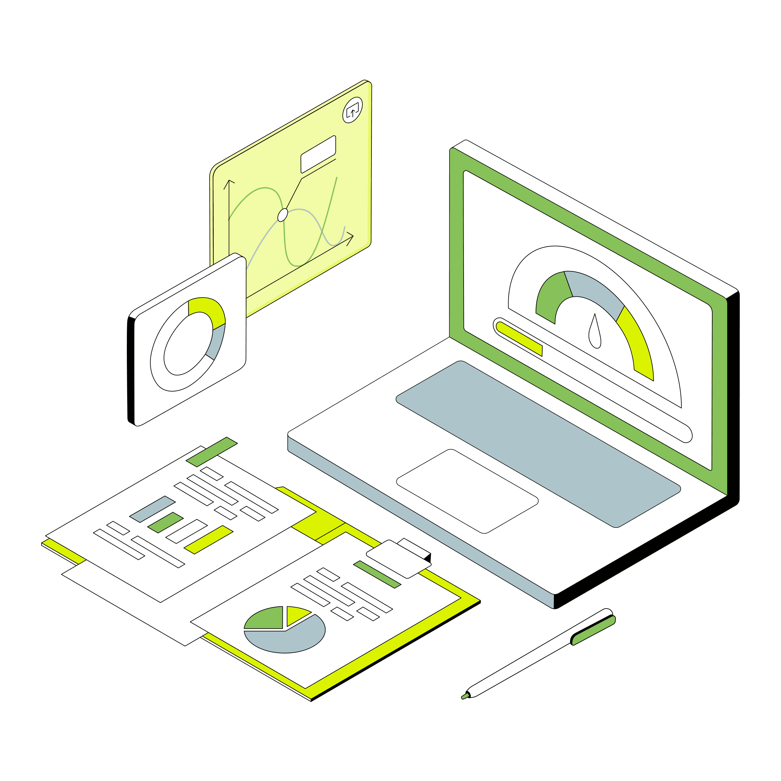 Real-time analytics and audit reporting dashboard